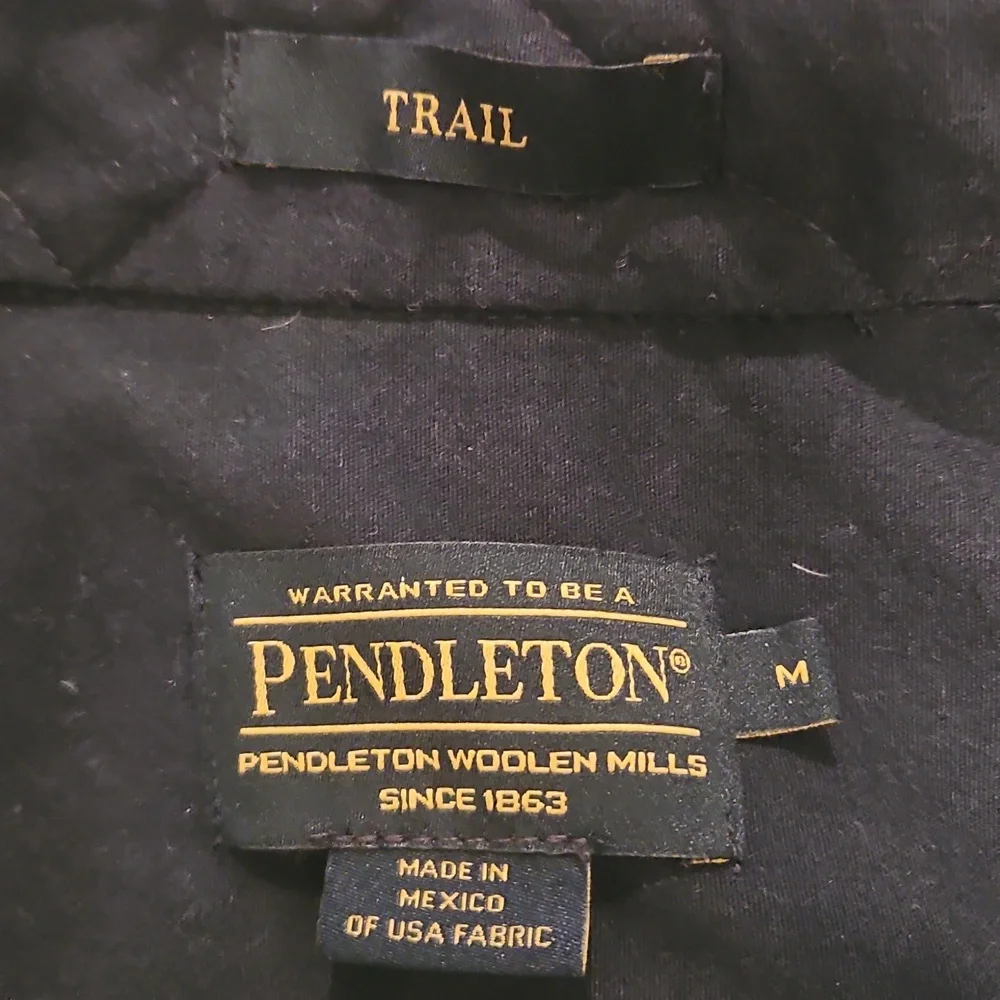 Pendleton Mens 100% Wool Trail Shirt - Picture 3 of 10